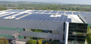 Business with Solar panel