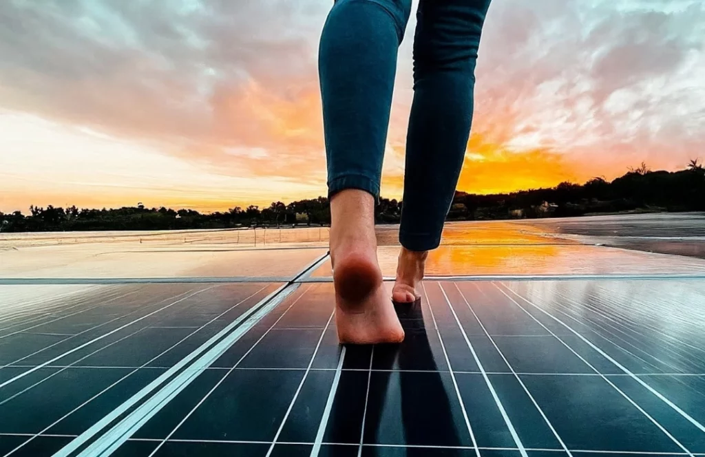 can you walk on solar panels